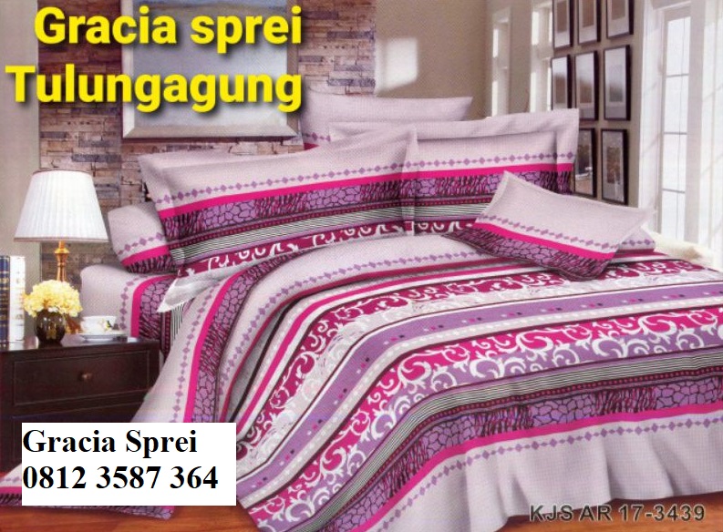 <p>Sprei Minimalis Disperse Purple dengan harganya